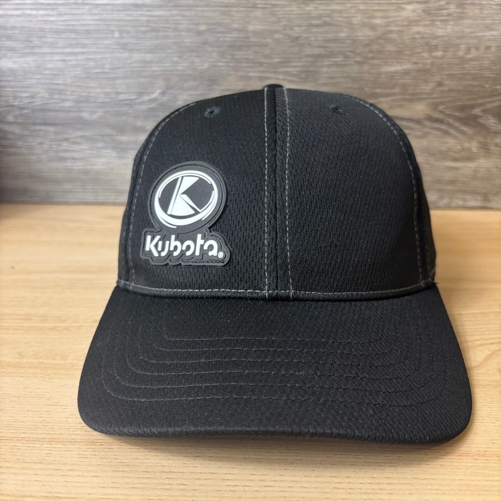 Kubota Hat Cap Snap Back Black‎ Tractor Performance Outdoors Adjustable